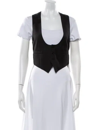 Pre-owned Celine Wool Vest In Black