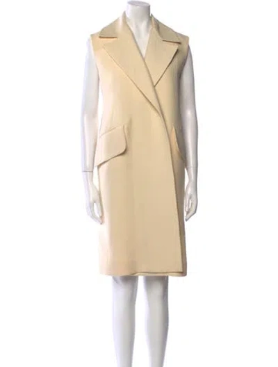 Pre-owned Celine Wool Vest In Neutral