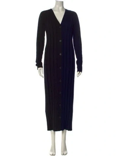 Pre-owned Celine Wool V-neck Sweater In Multi