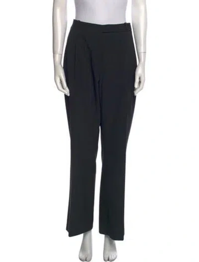 Pre-owned Celine Wool Wide Leg Pants In Gray