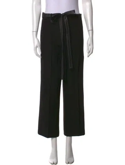 Pre-owned Celine Wool Wide Leg Pants In Grey