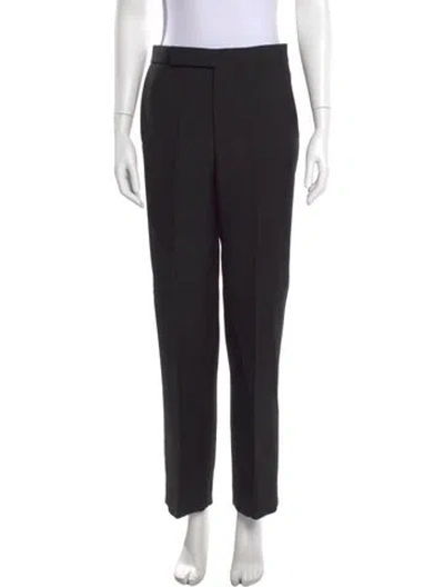 Pre-owned Celine Wool Wide Leg Pants W/ Tags In Black