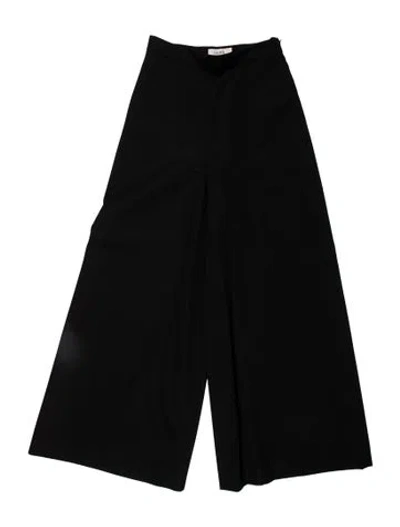 Pre-owned Celine Wool Wide Leg Pants W/ Tags In Black