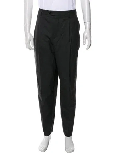 Pre-owned Celine Wool Wide Leg Pants W/ Tags In Gray