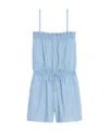 Celine Wrinkled Jumpsuit In Blue