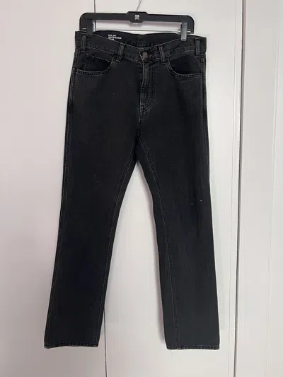 Pre-owned Celine X Hedi Slimane Black Washed Slim Jean