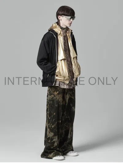 Pre-owned Celine X Hedi Slimane Ss22 Tie Dye Corduroy Elephant Jeans 31 In Green