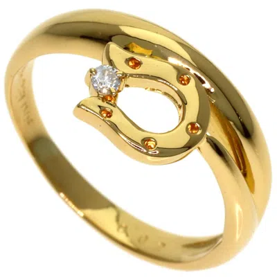 Pre-owned Celine Yellow Band Ring ()