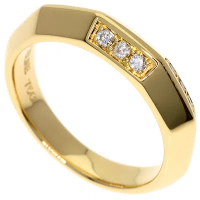 Pre-owned Celine Yellow Gold (18k) Band Ring ()