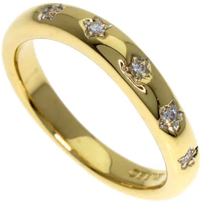 Pre-owned Celine Yellow Gold Yellow Gold (18k) Band Ring ()