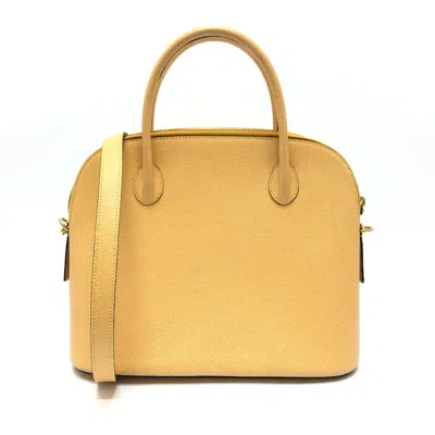 Pre-owned Celine Yellow Leather Shoulder Bag ()