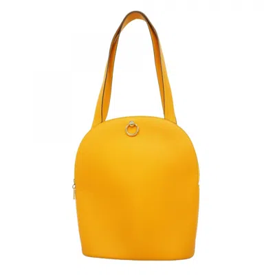 Pre-owned Celine Yellow Leather Shoulder Bag ()