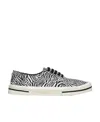 Celine Man Sneakers Off White Size 7 Textile Fibers In Gray