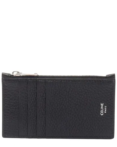 Pre-owned Celine Zip Compact Card Holder Coin Case (authentic Pre-loved)