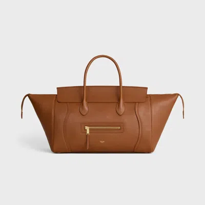 Celine Zip-fastening Luggage In Tan