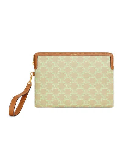 Celine Zipper Clutch