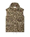 Celine Zippered Vest Casual Jacket In Green