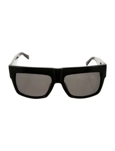 Pre-owned Celine Zz Top Wayfarer Sunglasses In Black