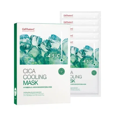Cell Fusion Post Alpha Cica Cooling Mask 5 Pack In White
