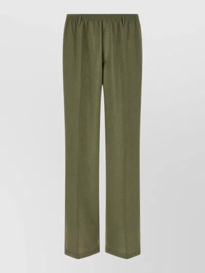 Cellar Door Alfonso Bl Trousers Straight Leg Back Pocket In Green