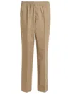 Cellar Door Ezio Fluid Pants In Brown