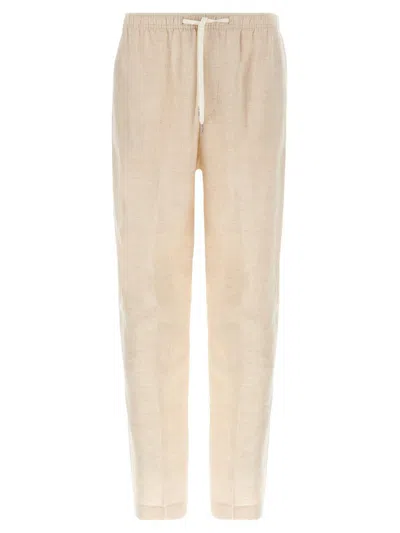 Cellar Door Beige Alfred Pants In Brown