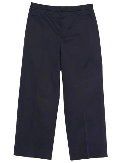 Cellar Door Angel Wide-leg Trousers In Blue
