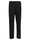 Cellar Door Ezio Elastic-waistband Trousers In Black