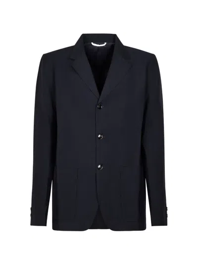 Cellar Door Buttoned Jacket In Blue