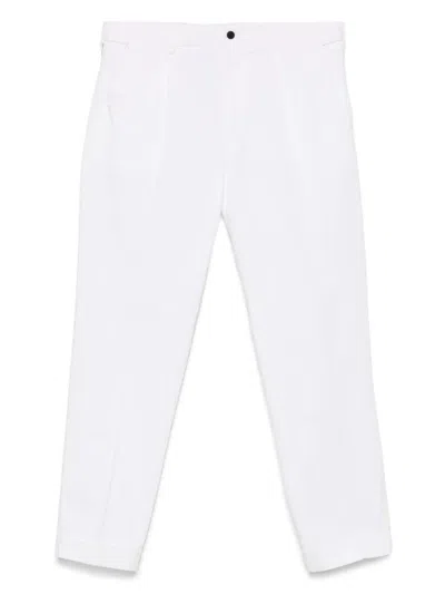 Cellar Door Cambridge Cotton Blend Chinos In White