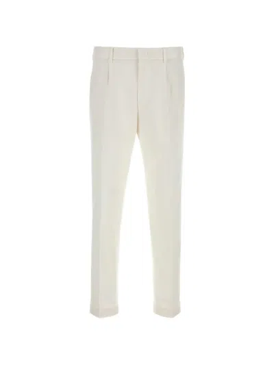 Cellar Door Cambridge Pleated Trousers In Neutral