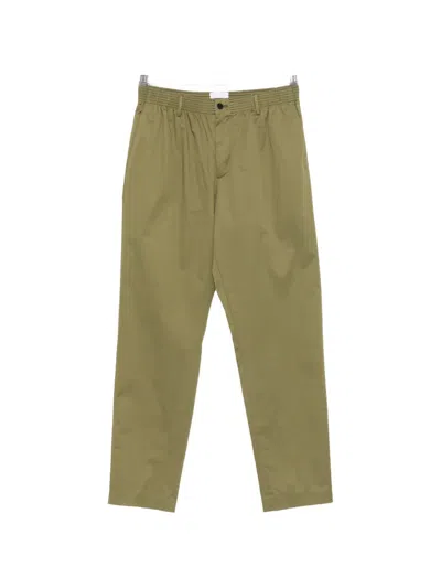 Cellar Door Ciak Tapered Trousers In Green