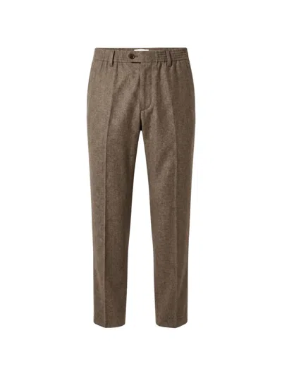 Cellar Door Ciak Tapered Trousers In Brown
