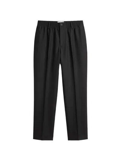 Cellar Door Ciak Tapered-leg Trousers In Black