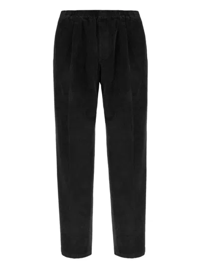 Cellar Door Corduroy Trousers In Black