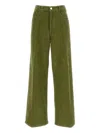 Cellar Door Corduroy Trousers In Green