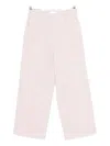 Cellar Door Corduroy Wide-leg Trousers In Pink