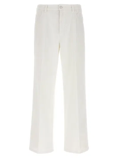 Cellar Door Thelma Trousers In White
