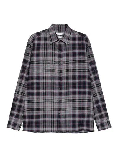Cellar Door Cotton Check Shirt In Multicolour