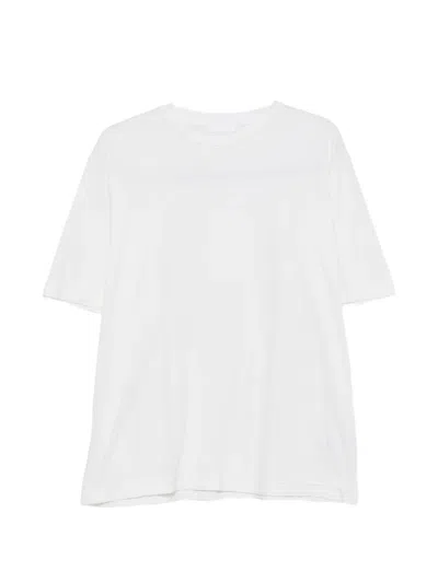 Cellar Door Daniel Crew-neck T-shirt In White