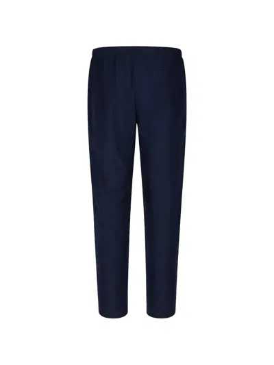 Cellar Door Drawstring Track Pants In Blue