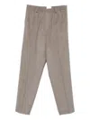 Cellar Door Elastic-waist Trousers In Neutral