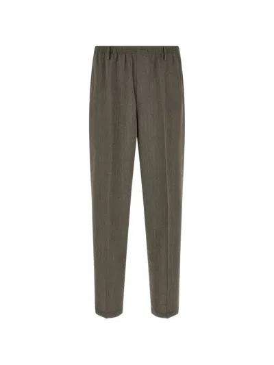 Cellar Door Alfred Bl Tailored Trousers Straight Leg In Gray