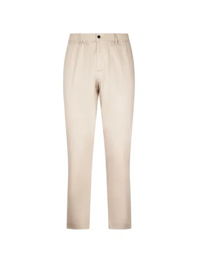 Cellar Door Elasticated Trousers In Neutral
