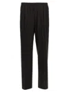 Cellar Door Ezio Elastic-waistband Trousers In Black