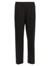 Cellar Door Ezio Elastic-waistband Trousers In Black
