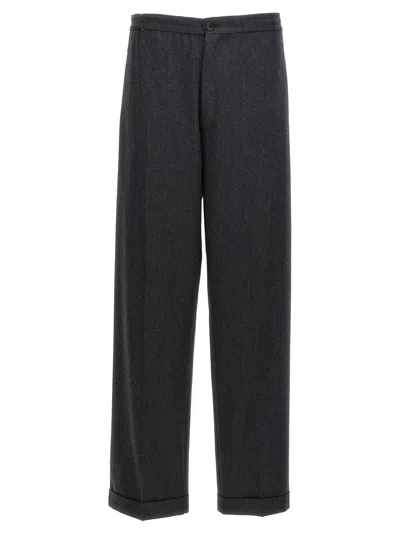 Cellar Door Fred Pants In Gray