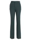 Cellar Door Vivian Flared Trousers In Green