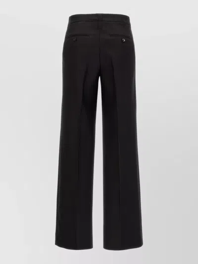 Cellar Door Ima Pants Tailored Belt Loops Back Pockets In Black