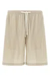 Cellar Door Beige Jago Bermuda Shorts